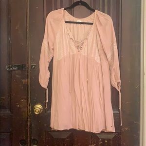 Pink swing dress